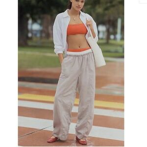 Anthropologie Daily Practice Wide Leg Ankle Pants Size Medium